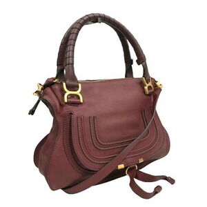 Chloe Marcie Crossbody Bag burgundy Red